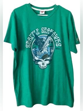 HOMAGE Vintage Grateful Dead X Seattle Seahawks Tee/Large